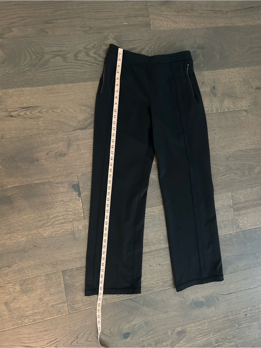 Lululemon Women’s Black Performance Pants‎ Mid Weight Straight Leg Pants M - Picture 9 of 10